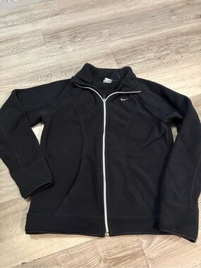 Nike vintage  Black Full-Zip Fleece Jacket